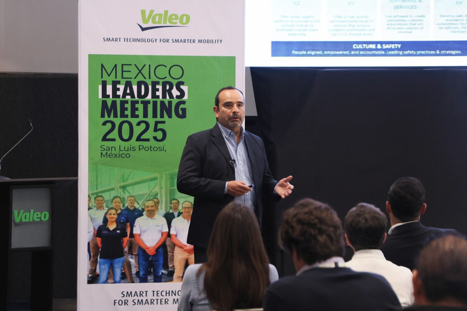Presentación ejecutiva en el Valeo Mexico Leaders Meeting 2025, San Luis Potosí
